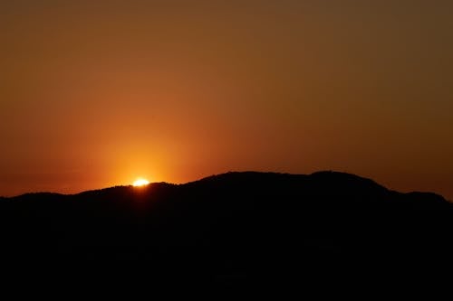 Kostenloses Stock Foto zu abend, berg, dämmerung