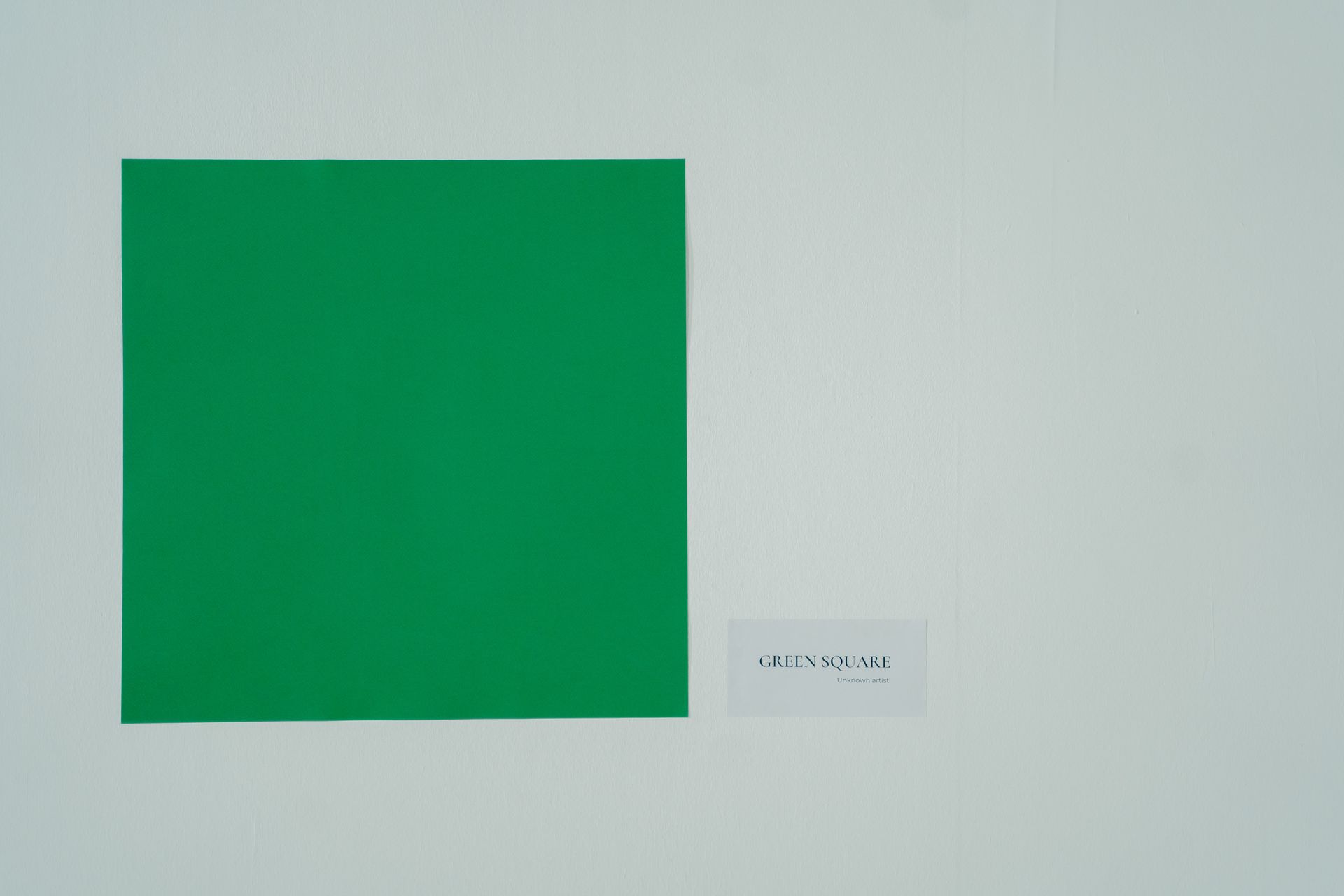 Green Square in Museum