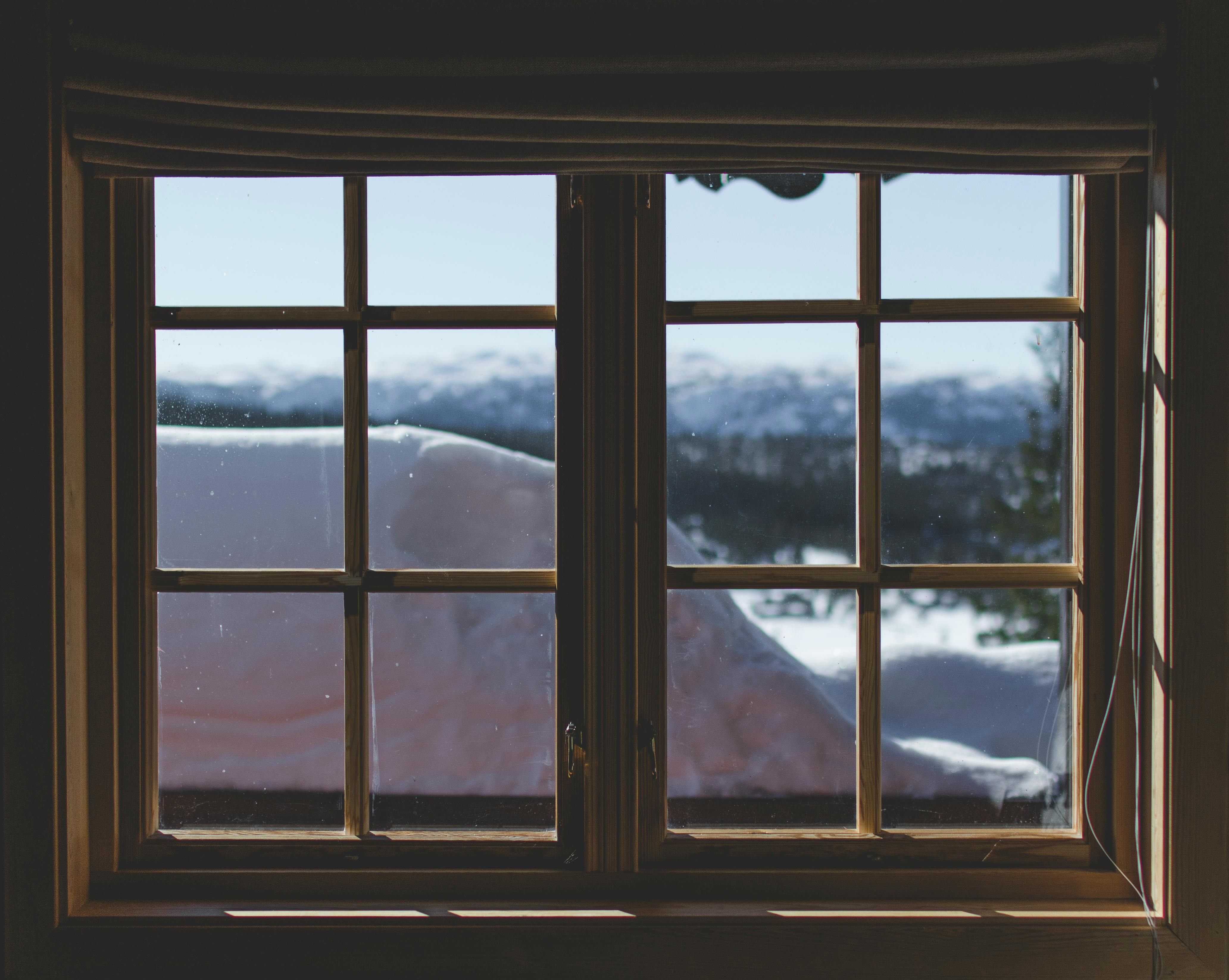 Two Brown Wooden Framed 6 Lite Window Panes Free Stock Photo   Pexels Photo 950054 