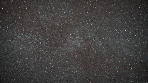 A stunning capture of a clear night sky filled with countless stars twinkling brilliantly.