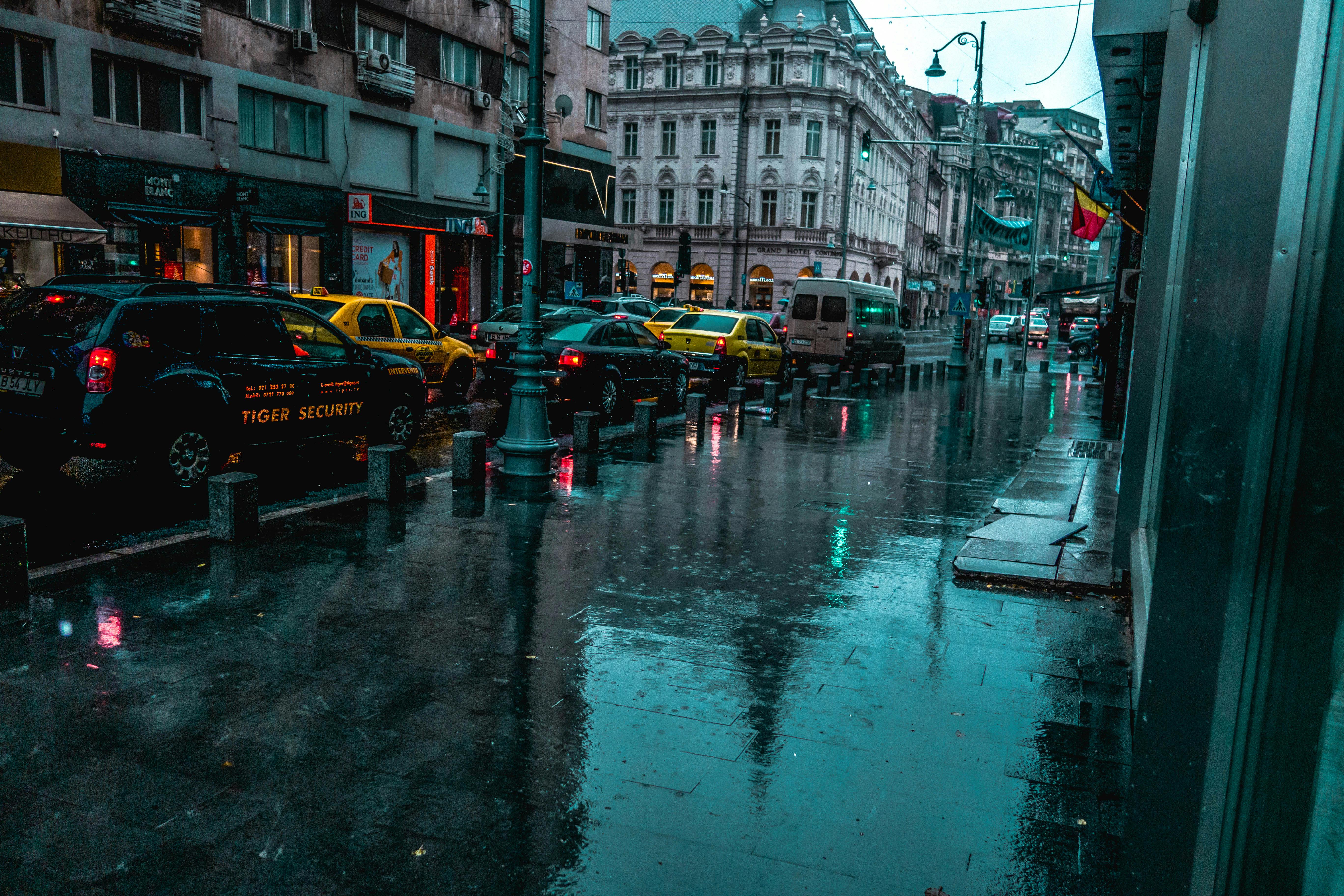 Wallpaper 4k City Rain Wallpaper