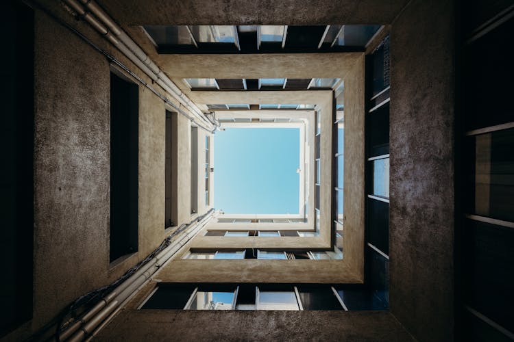 Inside A Square Building