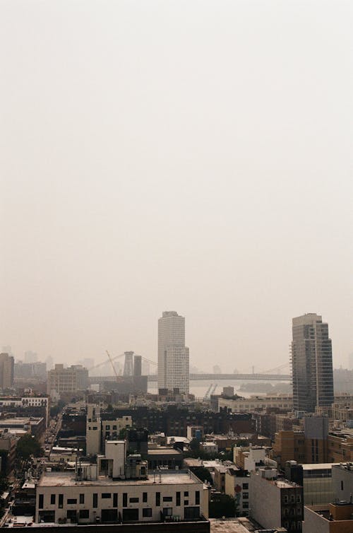 Aerial Photography of City Buildings under the Sky