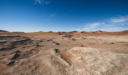 Brown Sand Under Blue Sky