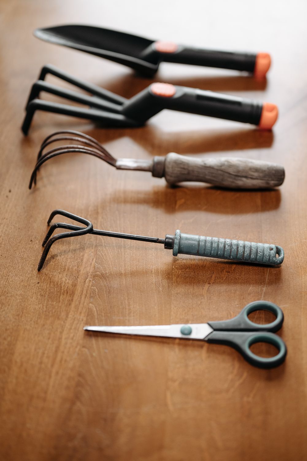 Black Handle Stainless Steel Scissors and Orange Handle · Free Stock Photo