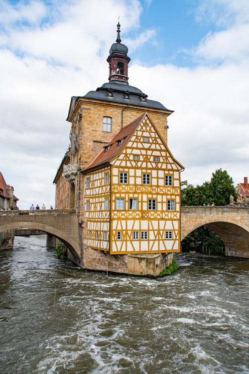 altes rathaus, 구 시청, 다리의 무료 스톡 사진