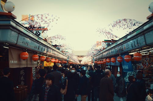 Group of People at the Street