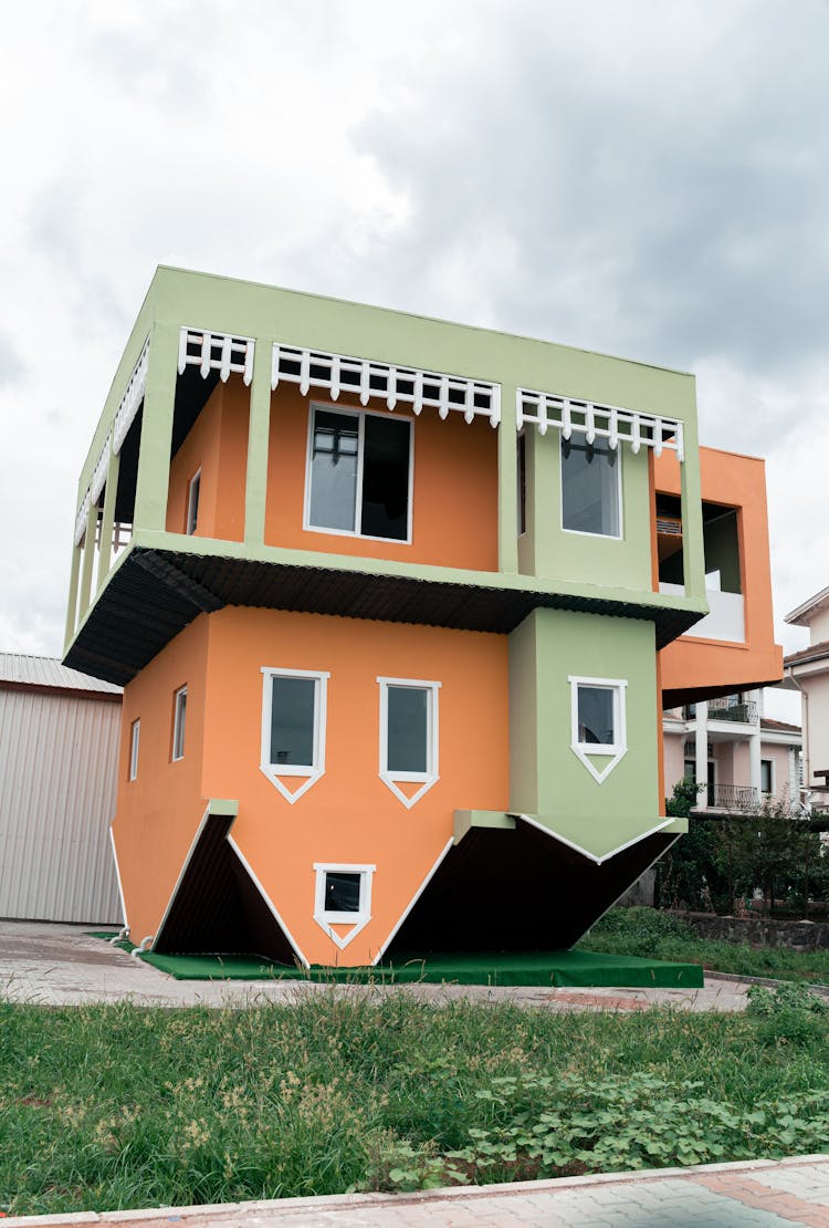 A Concrete Upside Down House