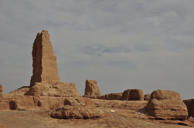 The Ruins Of Ancient City Of Gaochang, Turfan, China 