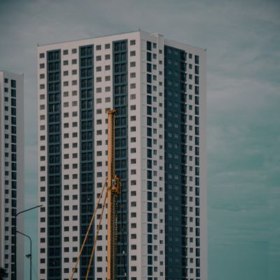 Modern apartment towers — photo by Hassaan Hussain on Pexels