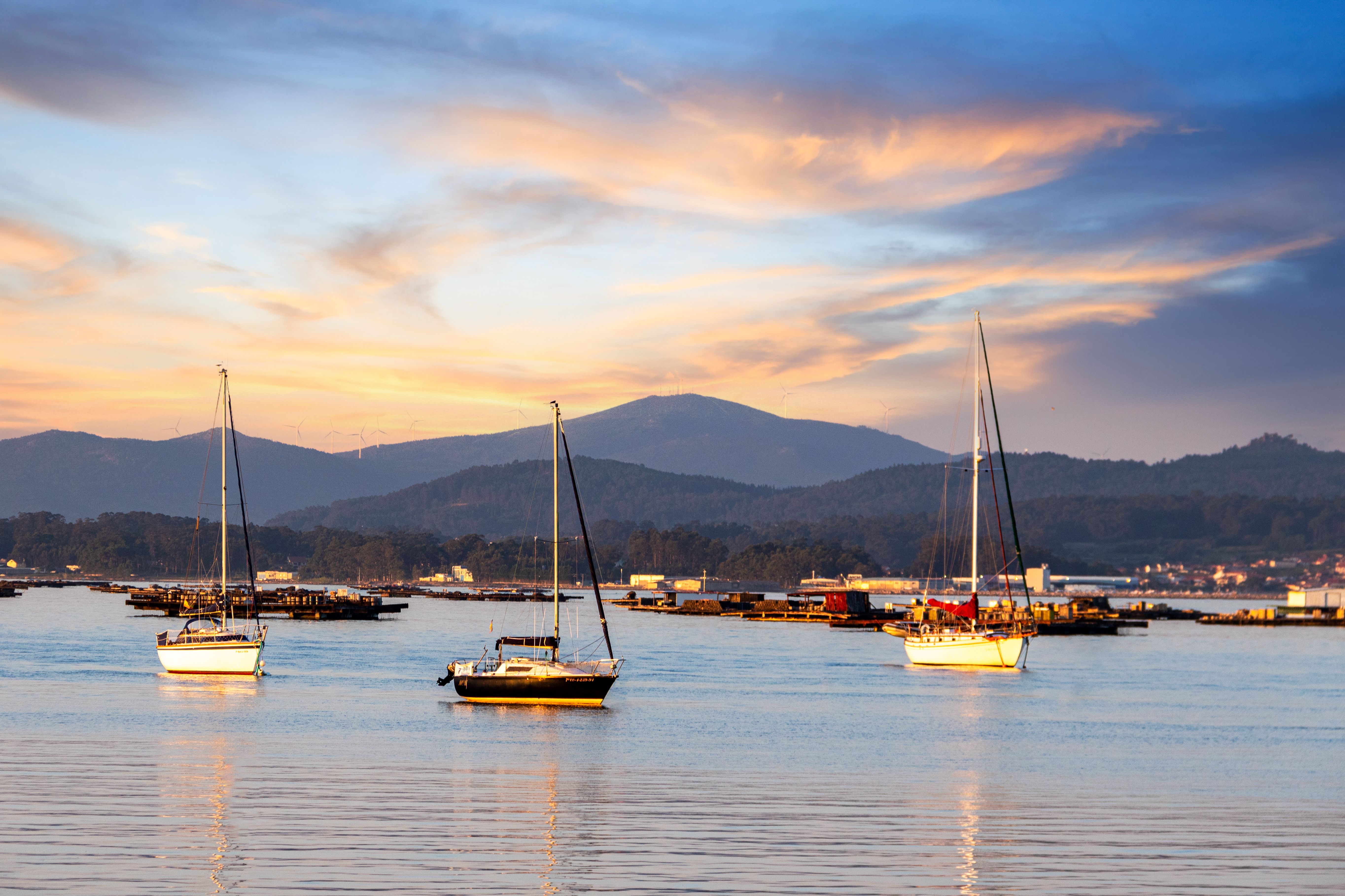 Sailboats on a Body of Water at Sunset · Free Stock Photo