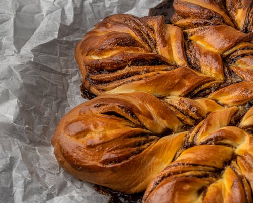 Free Close-Up Shot of Babka Bread Stock Photo