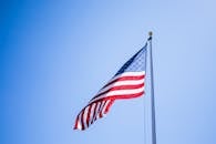 Close-Up Photography of American Flag