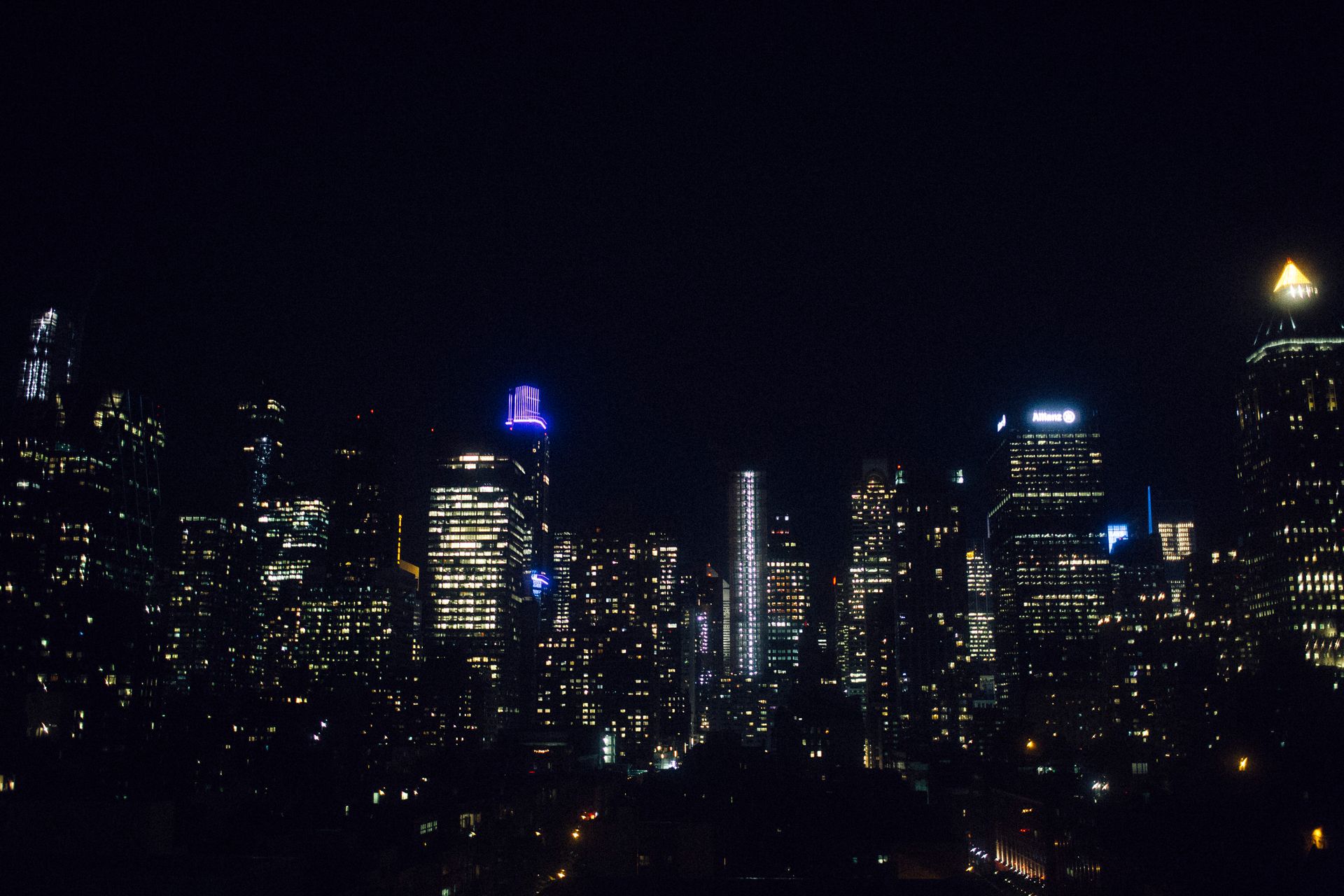 New York City skyline at night — Brandstre AI and digital marketing agency serving NY and FL