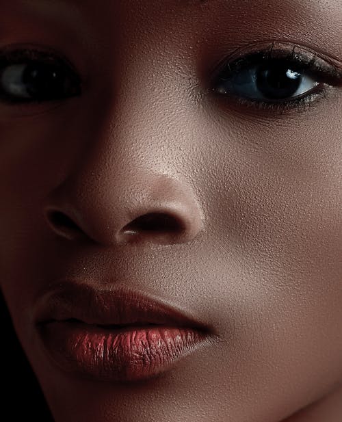 Close Up Photography of Woman's Face
