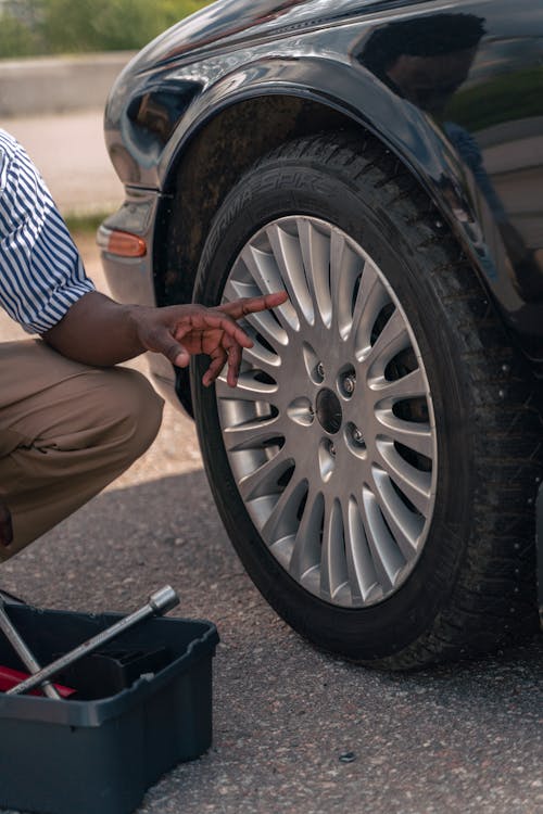 Free stock photo of african american man, car, day Stock Photo