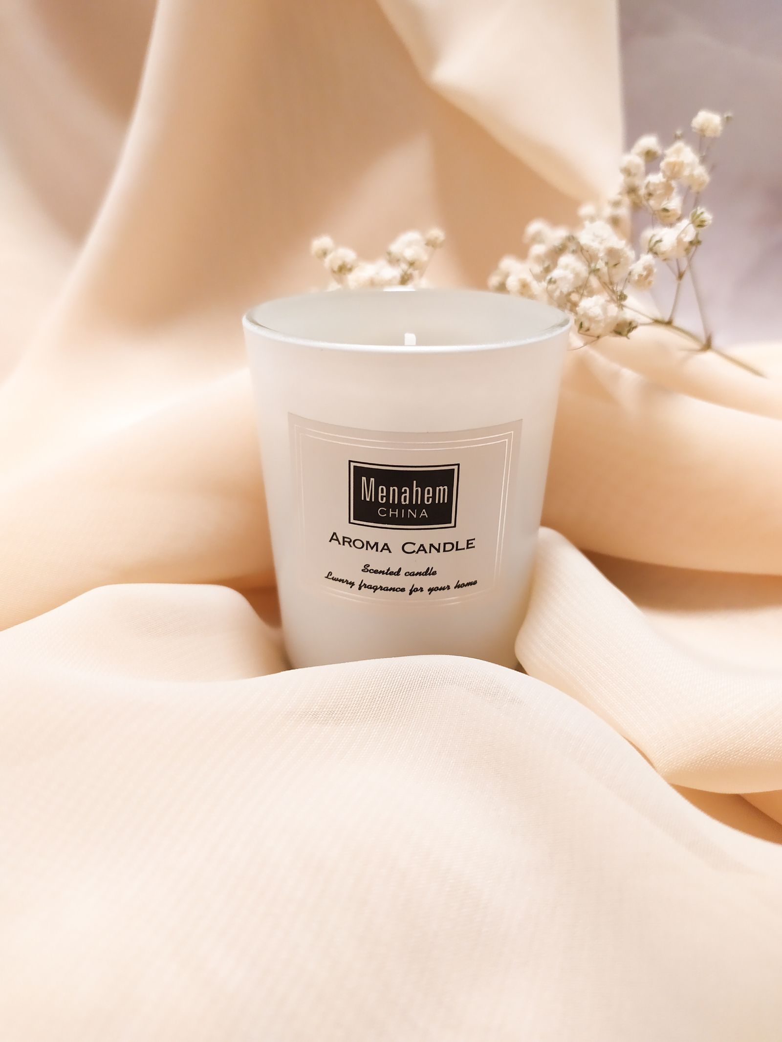 Bougie Fleur de Coton - Photo 2