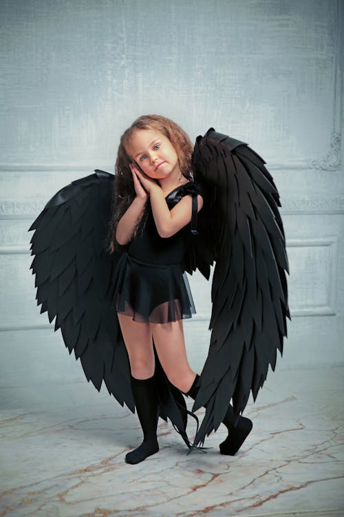 Foto d'estoc gratuïta de ales, àngel fosc, bufó
