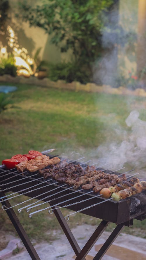 Fotos de stock gratuitas de a la barbacoa, asador, brochetas