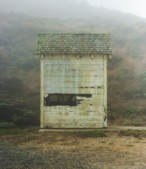 A Broken Outhouse in the Valley