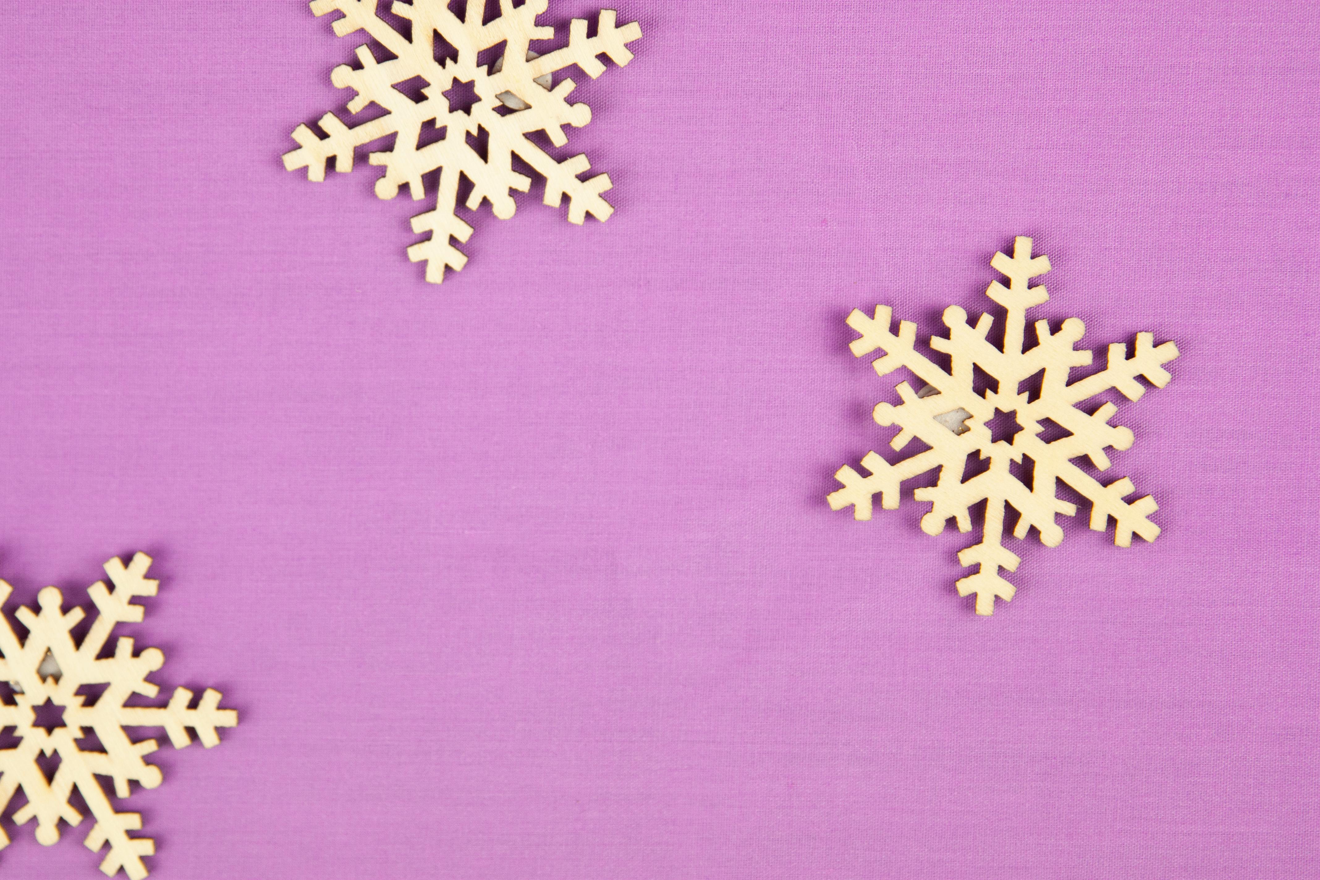 Colorful Paper Snowflakes Ornaments, Colored Paper Sheets and Scrap,  Scissors on Lilac Wooden Background. Stock Image - Image of craft,  childrens: 81067469