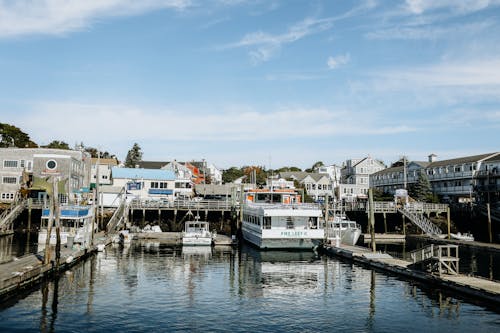 Boats on Dock at Daytime