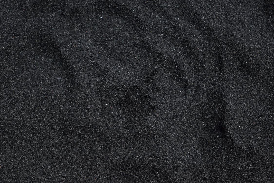 Free Close Up Photo of Black Sand Stock Photo