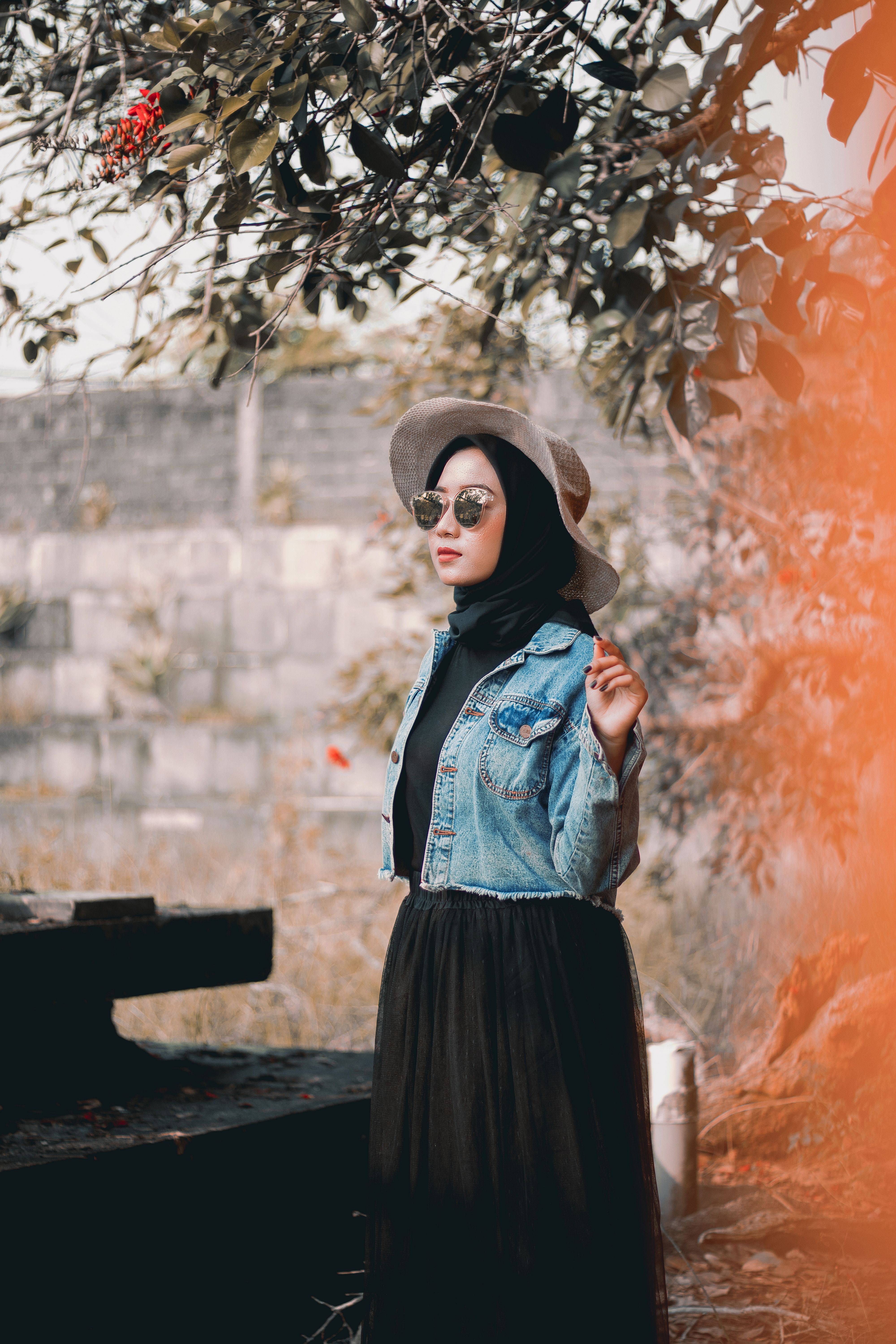 Saia Jeans Longa