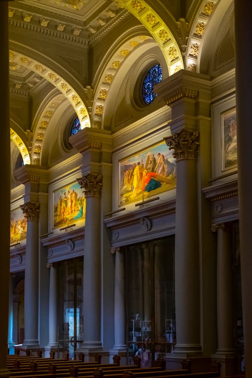 Station of the Cross Paining Inside a Church