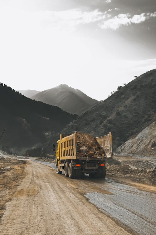 
A Truck on an Unpaved Road