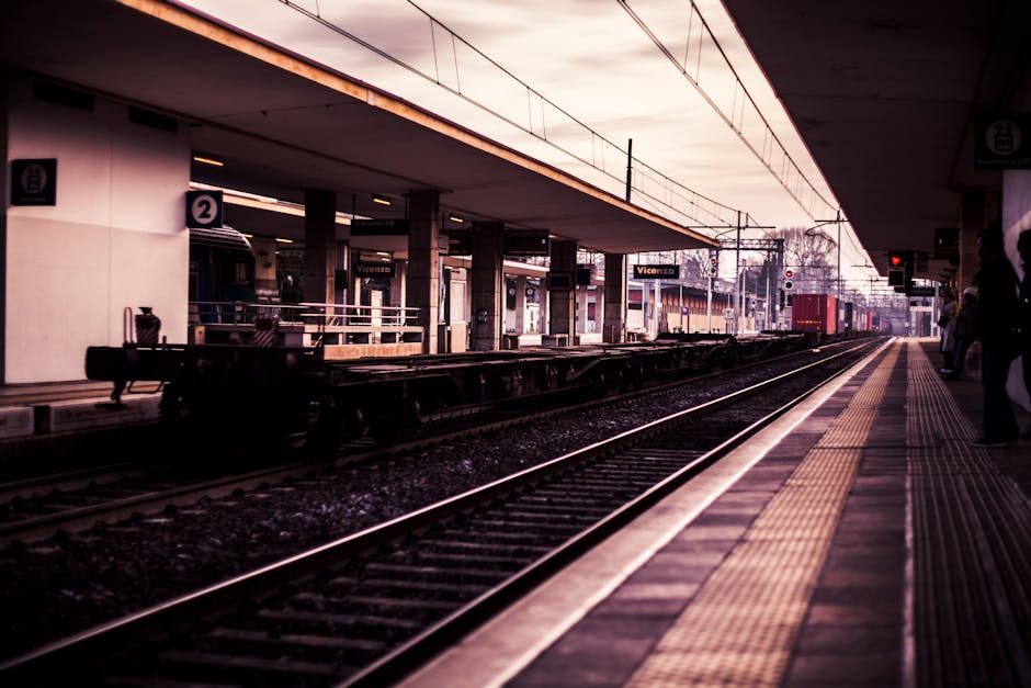 Person Standing in Front of a Train · Free Stock Photo