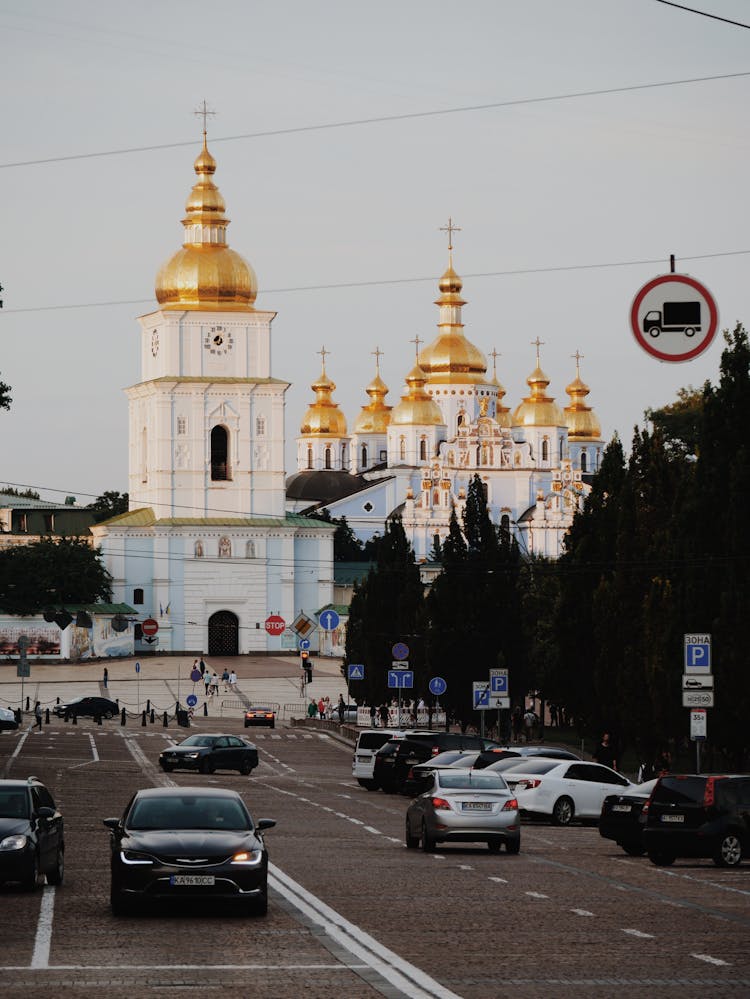 The St. Michael's Cathedral In Kyiv, Ukraine