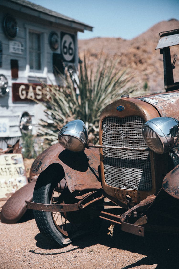 Rusty Vintage Car