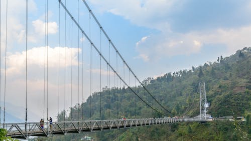 Free stock photo of bridge, india, sikkim Stock Photo