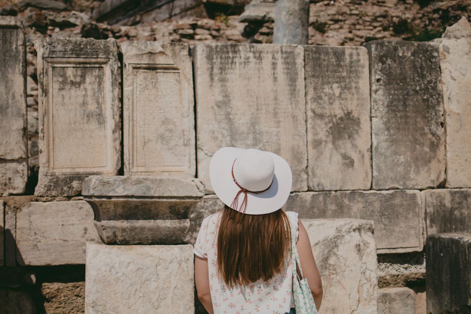 A solo traveler exploring ancient ruins - cultural gems single adventurers A solo traveler exploring ancient ruins - cultural gems single adventurers