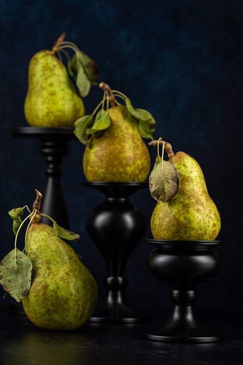 Close-Up Shot of Pears
