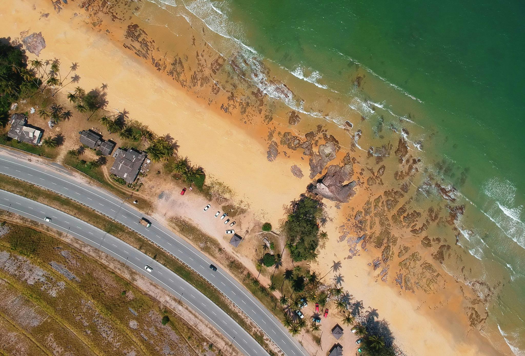 Aerial View Photography of Beach · Free Stock Photo