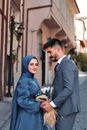 Shallow Focus of a Wedding Couple