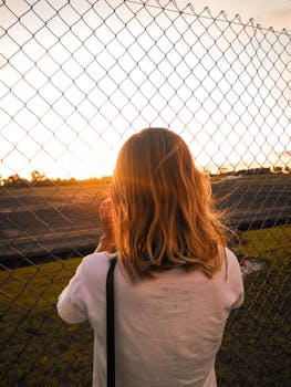 Person Wearing White Crew-neck T-shirt