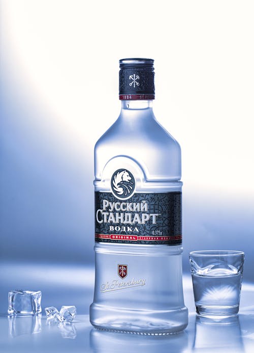 A Bottle of Russian Standard Vodka