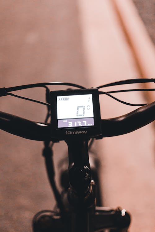 Meter on Bicycle Handlebar