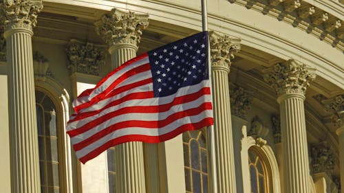 기둥, 막대기, 미국 국기의 무료 스톡 사진