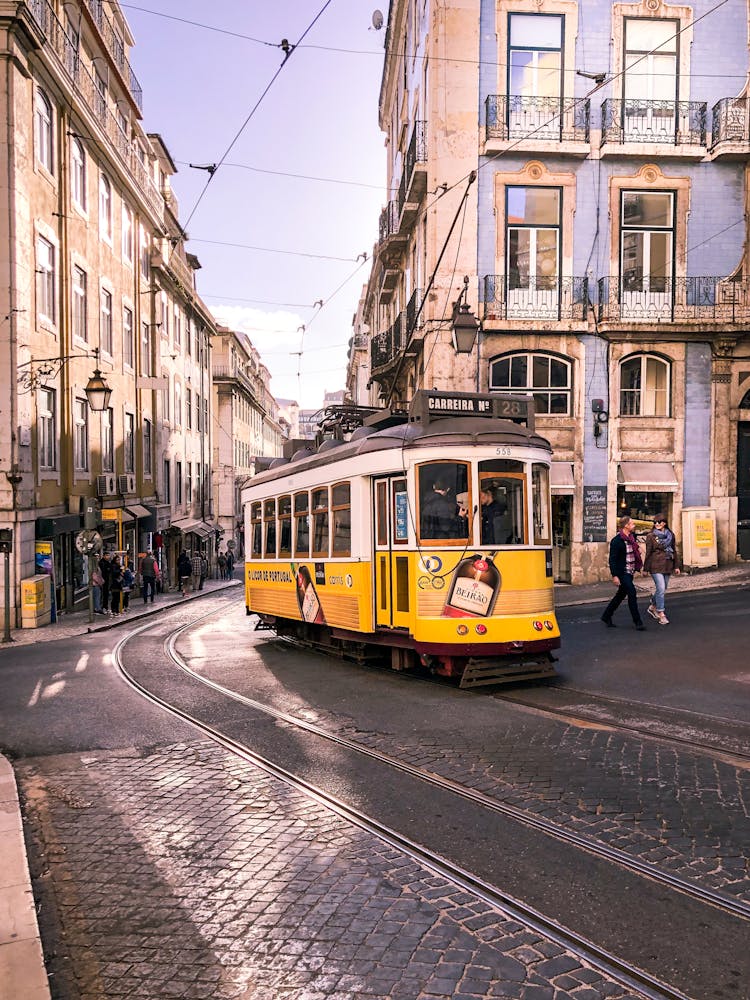 Photo Of A Yellow Train