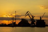 Free stock photo of boat, crane, crane bird