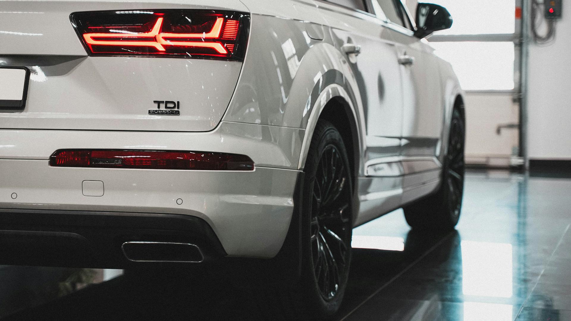 Rear Bumper of an Audi Q7