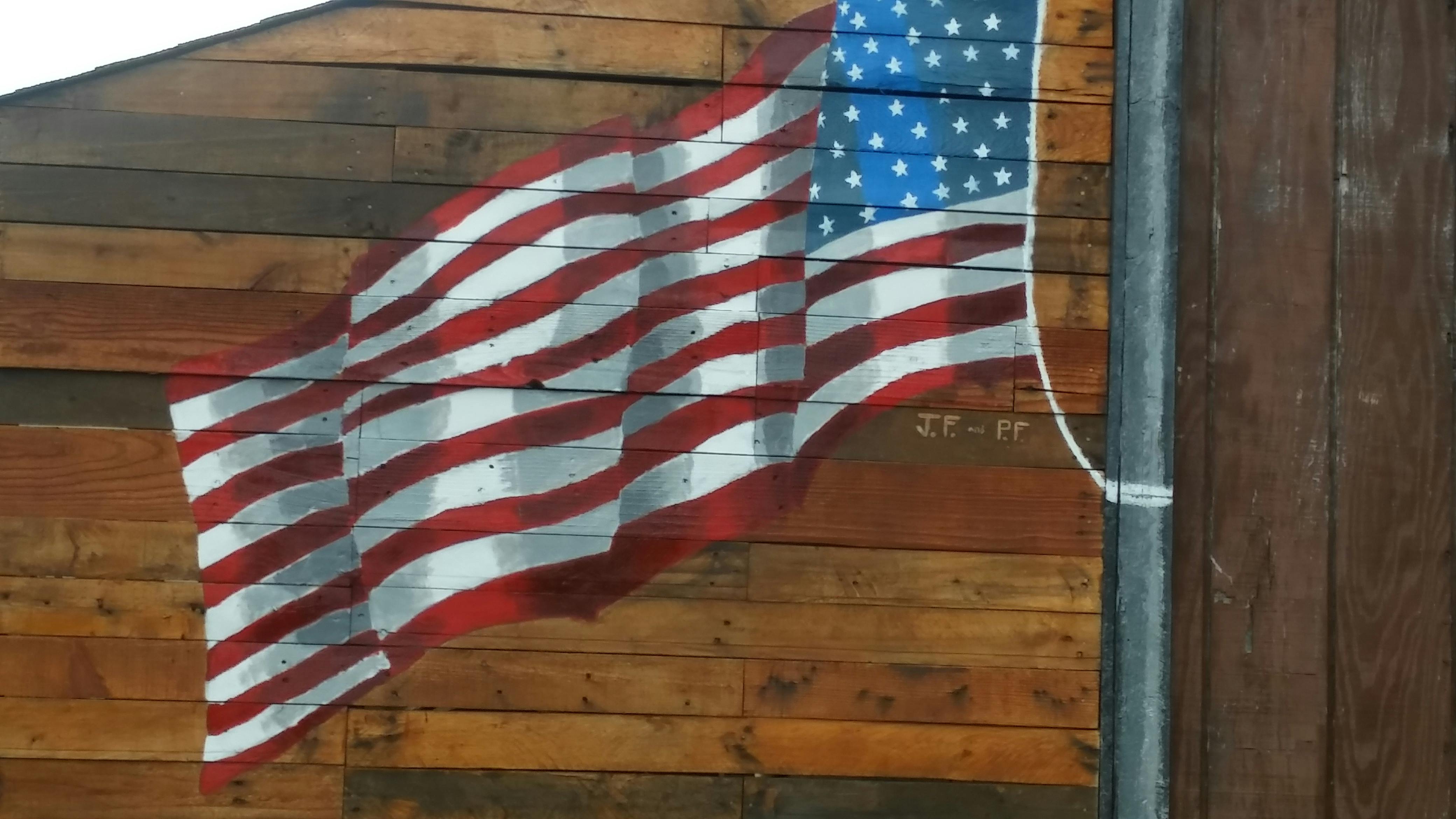 Free stock photo of American flag, artist, painted
