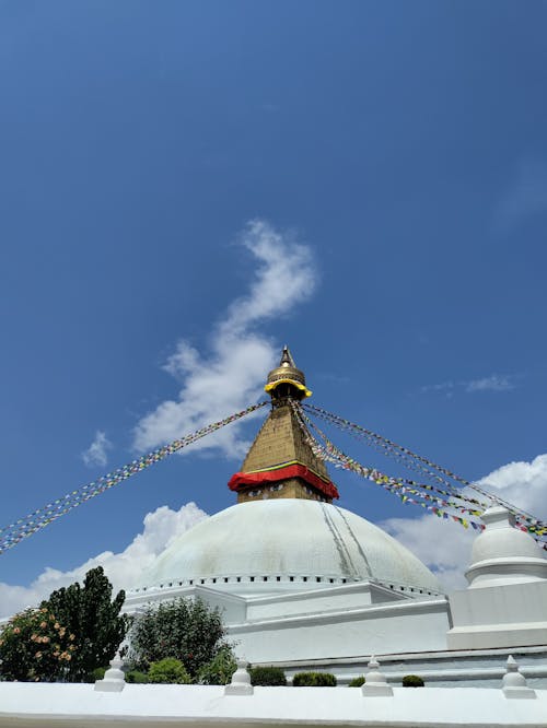 Kostenloses Stock Foto zu banner, bouddha stupa, boudhanath