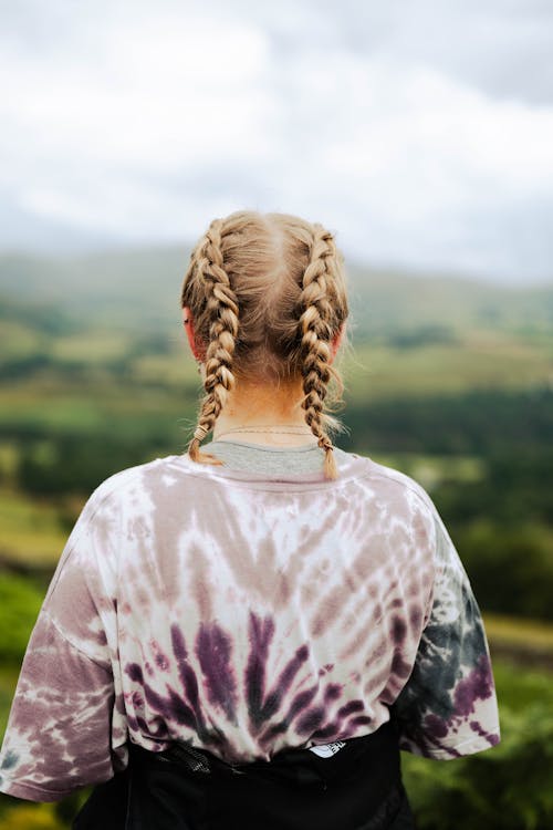 Woman with Braided Hair