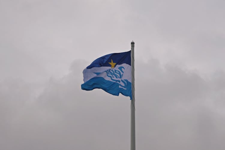 Waving Flag Of Uruguay 