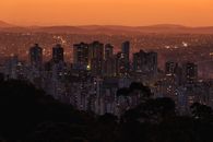 City Skyline During Sunset